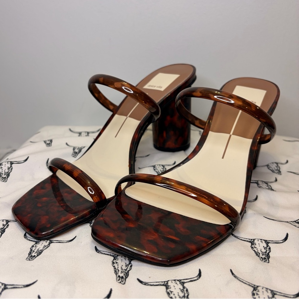 Dolce Vita Tortoiseshell Strappy Heels